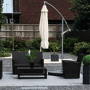 Ardenner split in de tuin